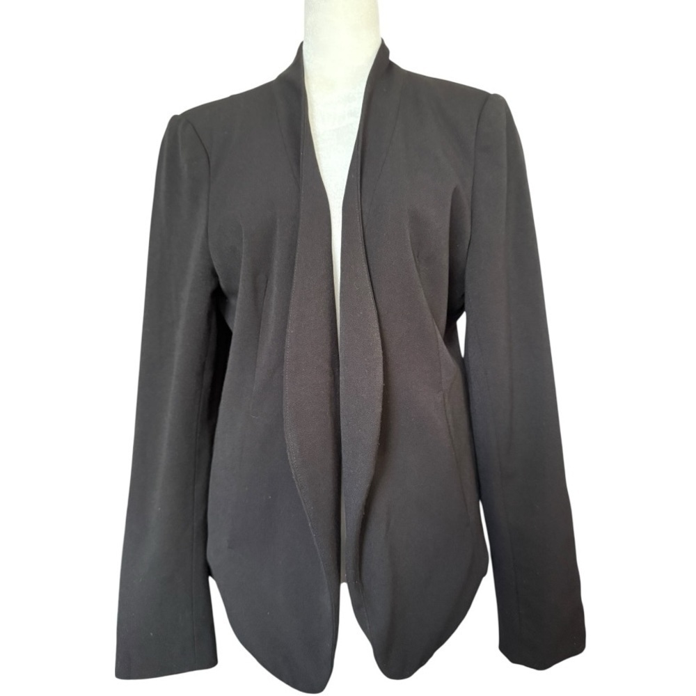 Interview Office Blazer Apt. 9 Open Front Large Black